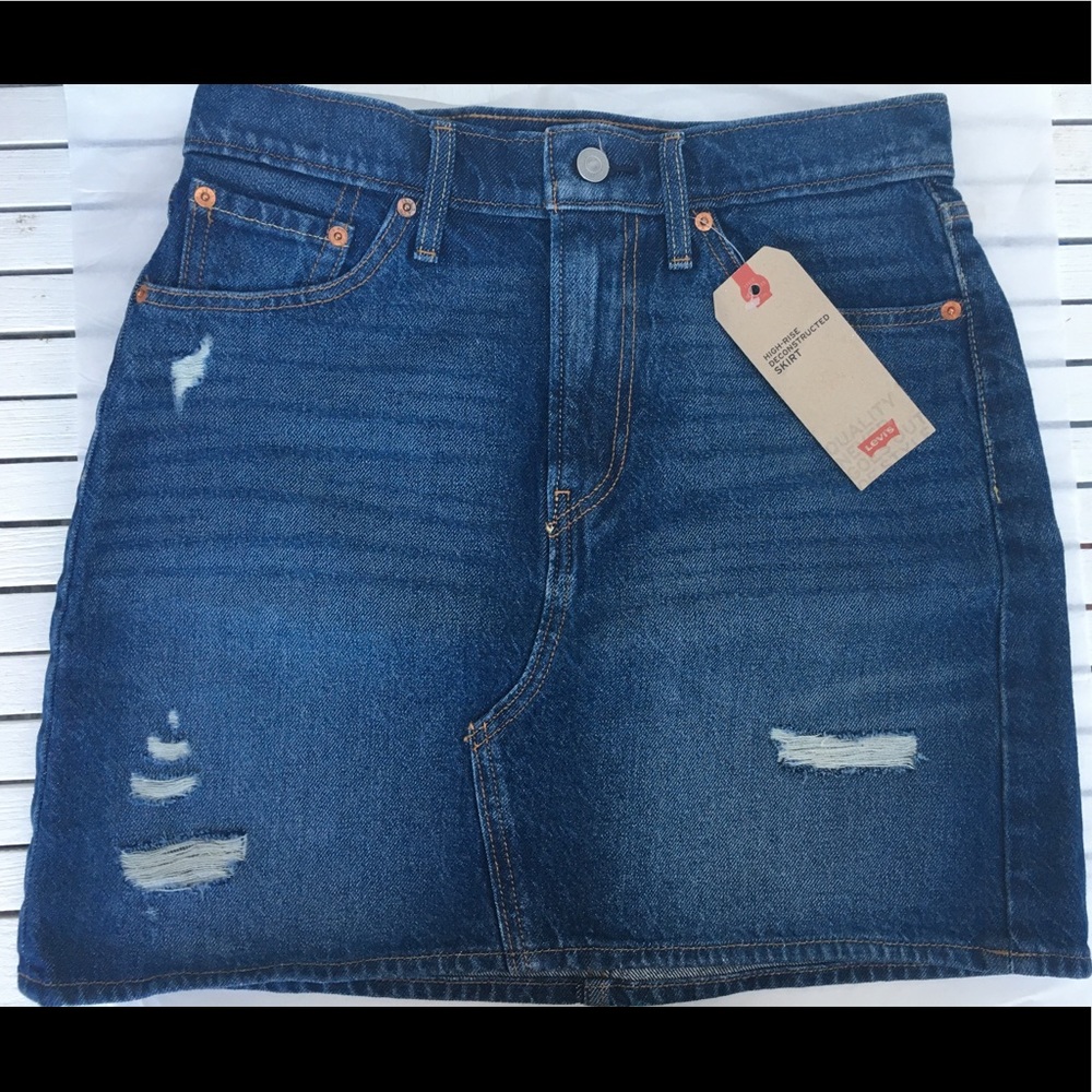 Levi’s high-rise skirt Jean skirt